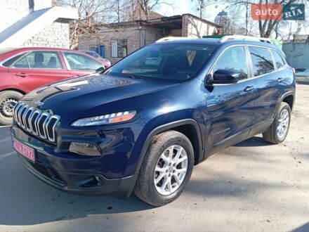 Синий Джип Чероки, объемом двигателя 2.4 л и пробегом 113 тыс. км за 10700 $, фото 1 на Automoto.ua