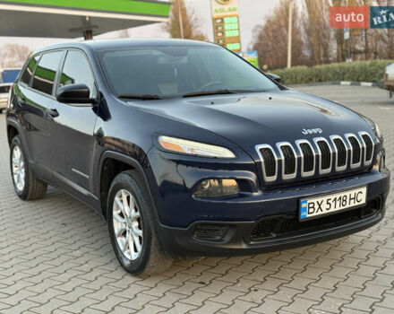 Синий Джип Чероки, объемом двигателя 2.36 л и пробегом 136 тыс. км за 11550 $, фото 1 на Automoto.ua