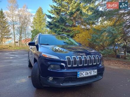Джип Чероки 2014 в Львове на Automoto.ua Синий Джип Чероки, объемом двигателя 3.24 л и пробегом 211 тыс. км за 12500 $, фото 1 на Automoto.ua