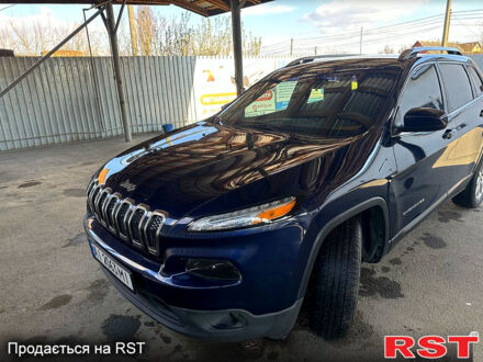 Синий Джип Чероки, объемом двигателя 2.4 л и пробегом 131 тыс. км за 13400 $, фото 1 на Automoto.ua