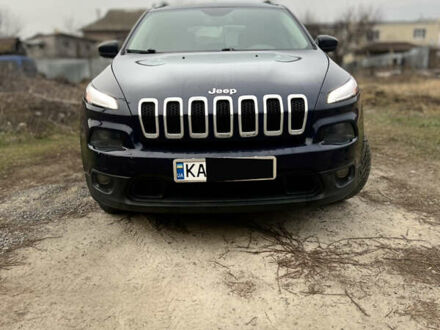 Джип Чероки 2015 в Киеве на Automoto.ua Синий Джип Чероки, объемом двигателя 2.36 л и пробегом 217 тыс. км за 12500 $, фото 1 на Automoto.ua