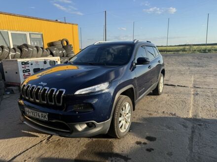 Синій Джип Cherokee, об'ємом двигуна 2 л та пробігом 212 тис. км за 16985 $, фото 1 на Automoto.ua