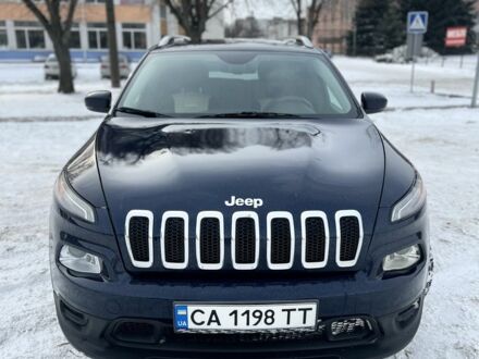 Синий Джип Чероки, объемом двигателя 3.2 л и пробегом 176 тыс. км за 13700 $, фото 1 на Automoto.ua