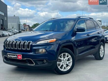 Синій Джип Cherokee, об'ємом двигуна 2.4 л та пробігом 175 тис. км за 10890 $, фото 1 на Automoto.ua