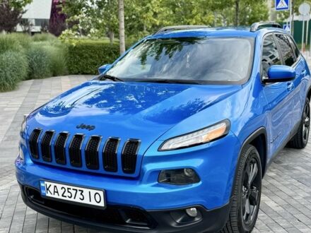 Синий Джип Чероки, объемом двигателя 2.4 л и пробегом 75 тыс. км за 14000 $, фото 1 на Automoto.ua