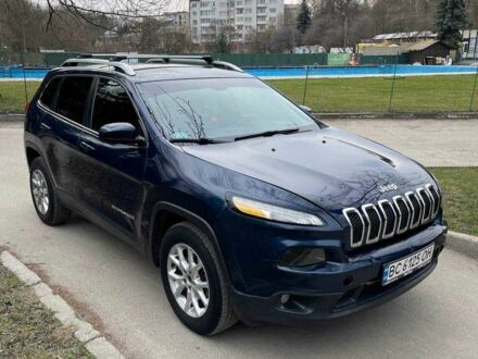 Синий Джип Чероки, объемом двигателя 2.4 л и пробегом 98 тыс. км за 17100 $, фото 1 на Automoto.ua