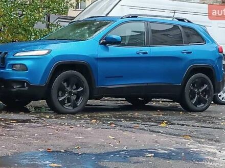 Синий Джип Чероки, объемом двигателя 3.24 л и пробегом 141 тыс. км за 16500 $, фото 1 на Automoto.ua