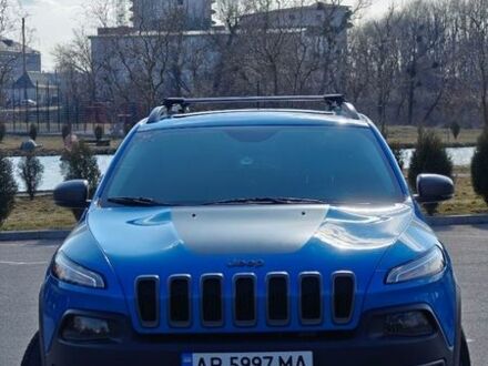 Синий Джип Чероки, объемом двигателя 3.24 л и пробегом 158 тыс. км за 18500 $, фото 1 на Automoto.ua