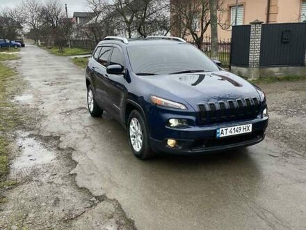 Синий Джип Чероки, объемом двигателя 2.36 л и пробегом 206 тыс. км за 13600 $, фото 1 на Automoto.ua