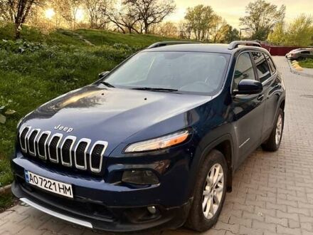 Синий Джип Чероки, объемом двигателя 2.36 л и пробегом 74 тыс. км за 15399 $, фото 1 на Automoto.ua