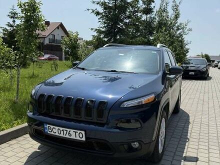 Синий Джип Чероки, объемом двигателя 3.24 л и пробегом 94 тыс. км за 14500 $, фото 1 на Automoto.ua