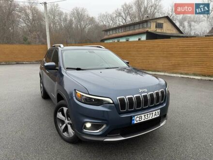 Синий Джип Чероки, объемом двигателя 3.2 л и пробегом 105 тыс. км за 19500 $, фото 1 на Automoto.ua