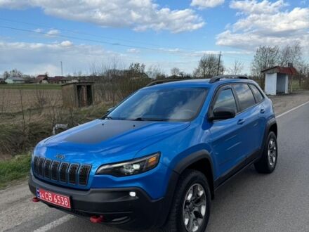 Синий Джип Чероки, объемом двигателя 3.2 л и пробегом 161 тыс. км за 18200 $, фото 1 на Automoto.ua