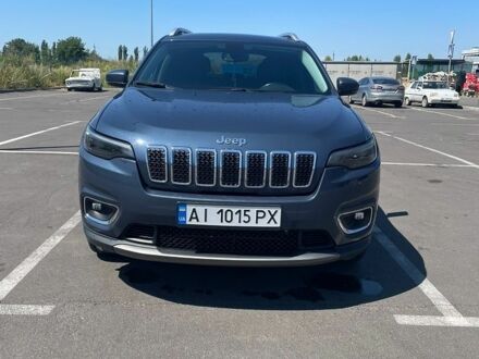 Синий Джип Чероки, объемом двигателя 3.24 л и пробегом 74 тыс. км за 19500 $, фото 1 на Automoto.ua