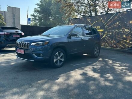 Синий Джип Чероки, объемом двигателя 3.2 л и пробегом 150 тыс. км за 17499 $, фото 1 на Automoto.ua