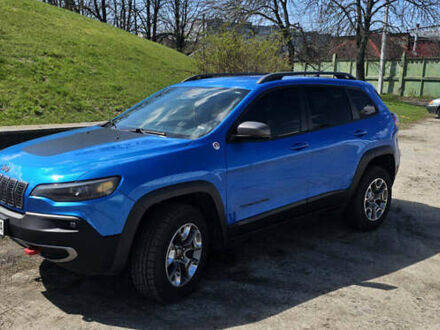 Джип Cherokee 2020 у Белой Церкве на Automoto.ua Синій Джип Cherokee, об'ємом двигуна 3.24 л та пробігом 110 тис. км за 21000 $, фото 1 на Automoto.ua