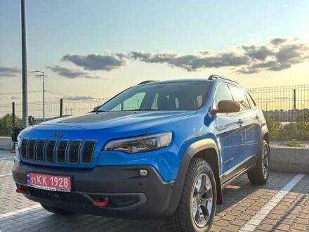 Синий Джип Чероки, объемом двигателя 3.24 л и пробегом 126 тыс. км за 19999 $, фото 1 на Automoto.ua