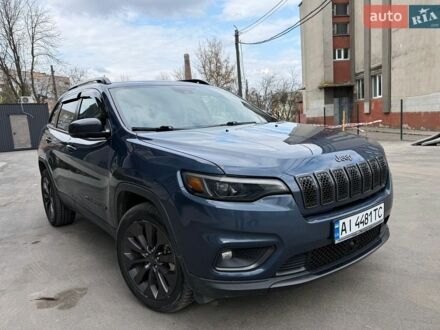 Синий Джип Чероки, объемом двигателя 3.24 л и пробегом 159 тыс. км за 17500 $, фото 1 на Automoto.ua