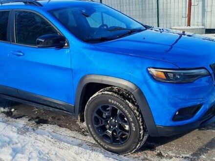 Синий Джип Чероки, объемом двигателя 3.24 л и пробегом 75 тыс. км за 23600 $, фото 1 на Automoto.ua