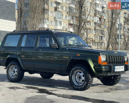 Зеленый Джип Чероки, объемом двигателя 2.5 л и пробегом 250 тыс. км за 8500 $, фото 17 на Automoto.ua