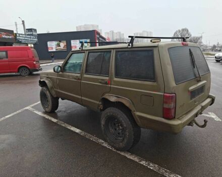 Зеленый Джип Чероки, объемом двигателя 2.5 л и пробегом 334 тыс. км за 3542 $, фото 3 на Automoto.ua