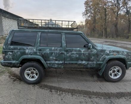 Зеленый Джип Чероки, объемом двигателя 2.5 л и пробегом 308 тыс. км за 3000 $, фото 2 на Automoto.ua