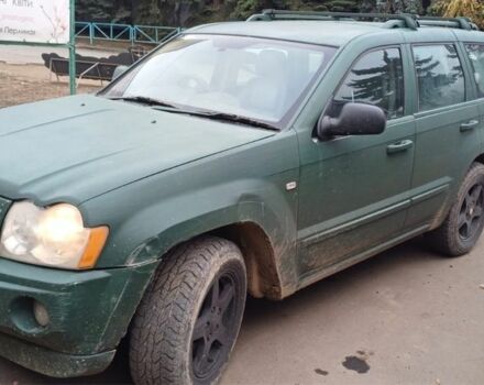 Зеленый Джип Чероки, объемом двигателя 3 л и пробегом 200 тыс. км за 2800 $, фото 1 на Automoto.ua