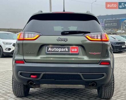 Зеленый Джип Чероки, объемом двигателя 3.2 л и пробегом 93 тыс. км за 21990 $, фото 6 на Automoto.ua