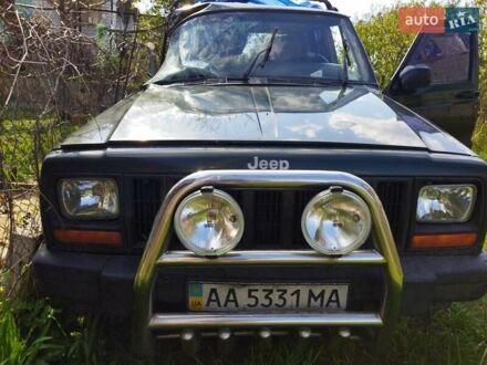 Джип Чероки 1998 в Киеве на Automoto.ua Зеленый Джип Чероки, объемом двигателя 2.5 л и пробегом 470 тыс. км за 2500 $, фото 1 на Automoto.ua