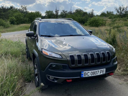 Джип Чероки 2014 в Николаеве на Automoto.ua Зеленый Джип Чероки, объемом двигателя 3.24 л и пробегом 159 тыс. км за 16700 $, фото 1 на Automoto.ua