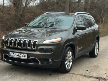 Зеленый Джип Чероки, объемом двигателя 2.36 л и пробегом 145 тыс. км за 12900 $, фото 1 на Automoto.ua