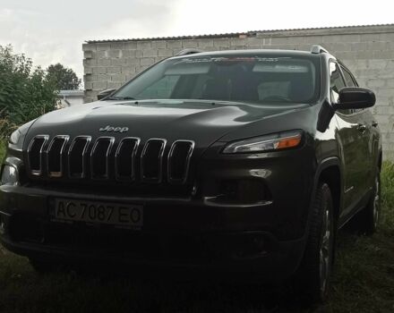 Зеленый Джип Чероки, объемом двигателя 2.4 л и пробегом 135 тыс. км за 13500 $, фото 1 на Automoto.ua