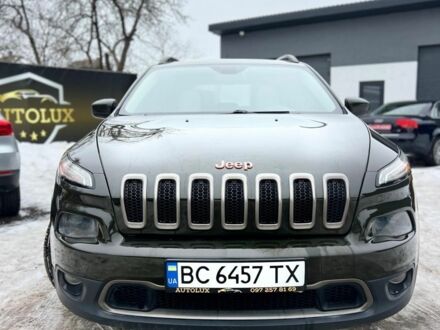 Зеленый Джип Чероки, объемом двигателя 2.4 л и пробегом 210 тыс. км за 13500 $, фото 1 на Automoto.ua