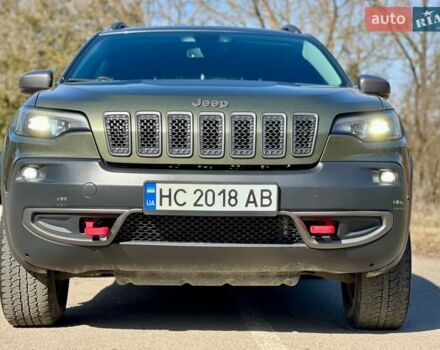 Зеленый Джип Чероки, объемом двигателя 3.2 л и пробегом 95 тыс. км за 19999 $, фото 1 на Automoto.ua