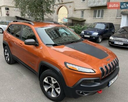 Оранжевый Джип Чероки, объемом двигателя 2.36 л и пробегом 232 тыс. км за 11999 $, фото 1 на Automoto.ua