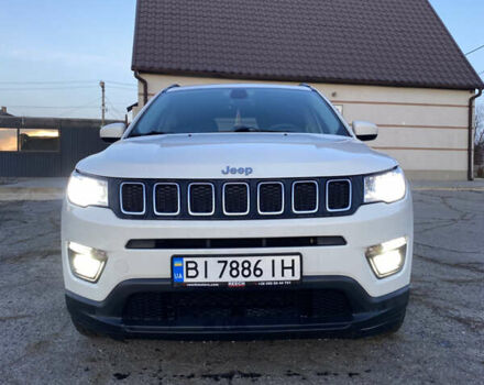 Белый Джип Компас, объемом двигателя 2.4 л и пробегом 123 тыс. км за 18000 $, фото 1 на Automoto.ua