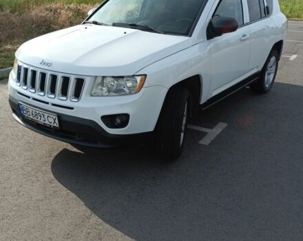 Белый Джип Компас, объемом двигателя 2 л и пробегом 238 тыс. км за 8200 $, фото 1 на Automoto.ua