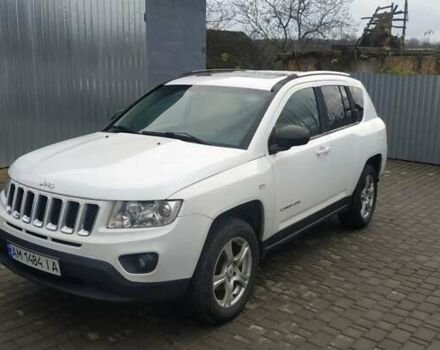 Белый Джип Компас, объемом двигателя 2.14 л и пробегом 320 тыс. км за 7600 $, фото 1 на Automoto.ua