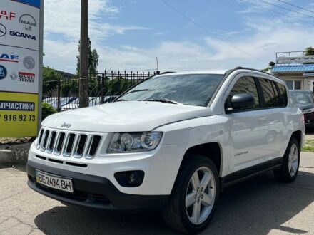 Белый Джип Компас, объемом двигателя 24 л и пробегом 76 тыс. км за 11500 $, фото 1 на Automoto.ua