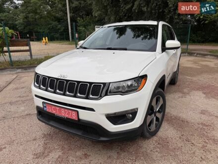 Білий Джип Compass, об'ємом двигуна 2.4 л та пробігом 103 тис. км за 14700 $, фото 1 на Automoto.ua