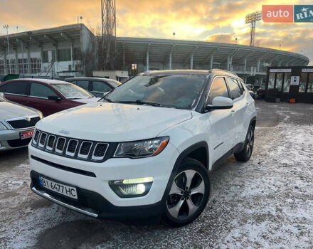 Белый Джип Компас, объемом двигателя 2.4 л и пробегом 63 тыс. км за 15999 $, фото 1 на Automoto.ua