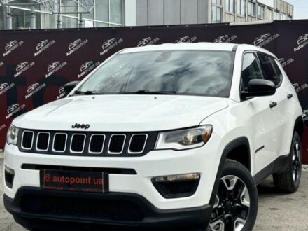 Білий Джип Compass, об'ємом двигуна 2.4 л та пробігом 96 тис. км за 15300 $, фото 1 на Automoto.ua