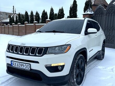 Білий Джип Compass, об'ємом двигуна 2.4 л та пробігом 131 тис. км за 16999 $, фото 1 на Automoto.ua