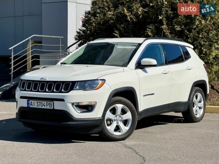 Белый Джип Компас, объемом двигателя 2.4 л и пробегом 68 тыс. км за 15800 $, фото 1 на Automoto.ua