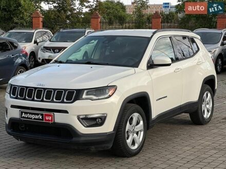 Білий Джип Compass, об'ємом двигуна 2.4 л та пробігом 56 тис. км за 17940 $, фото 1 на Automoto.ua