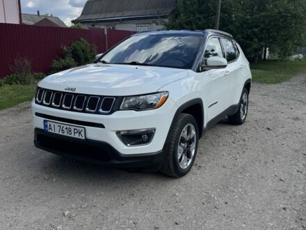 Джип Compass 2018 у Яготине на Automoto.ua Білий Джип Compass, об'ємом двигуна 2.4 л та пробігом 158 тис. км за 15700 $, фото 1 на Automoto.ua