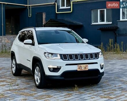 Белый Джип Компас, объемом двигателя 2.4 л и пробегом 95 тыс. км за 15700 $, фото 1 на Automoto.ua