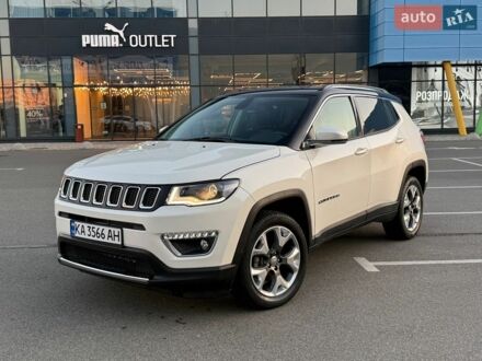Білий Джип Compass, об'ємом двигуна 2.4 л та пробігом 90 тис. км за 13490 $, фото 1 на Automoto.ua