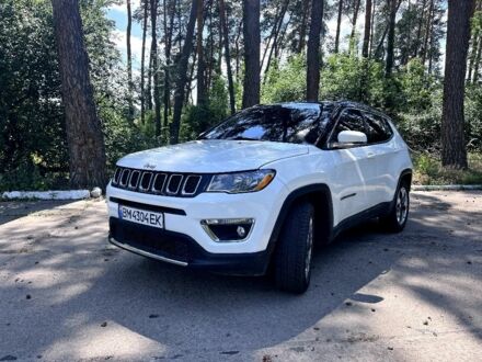 Білий Джип Compass, об'ємом двигуна 2.4 л та пробігом 56 тис. км за 16723 $, фото 1 на Automoto.ua