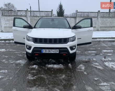 Белый Джип Компас, объемом двигателя 2.36 л и пробегом 129 тыс. км за 12000 $, фото 1 на Automoto.ua